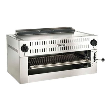 Vulcan Restaurant Equipment Vulcan 36RB-N, Heavy Duty Salamander Broiler, Propane , S/S, 6 Bar Type Burners 36RB-P